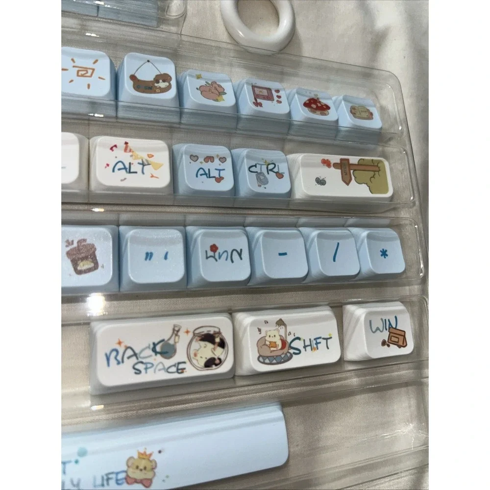 Cartoon Chiikawa Keycap For Mechanical Keyboard Hamster Cutee Keys Key Cap Gifts